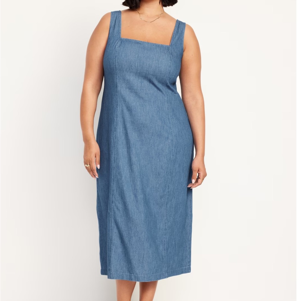 Old Navy Jean Midi Dress